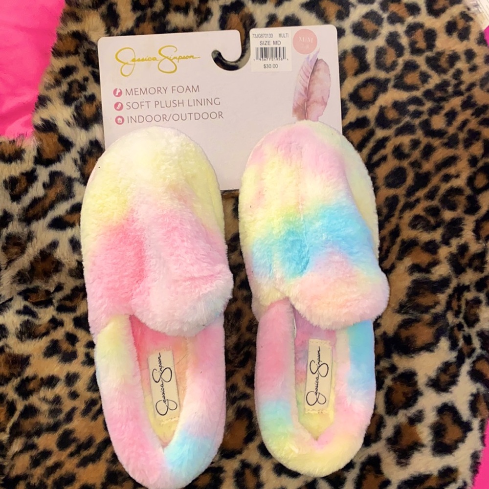 Jessica Simpson Pastel Slippers MD
